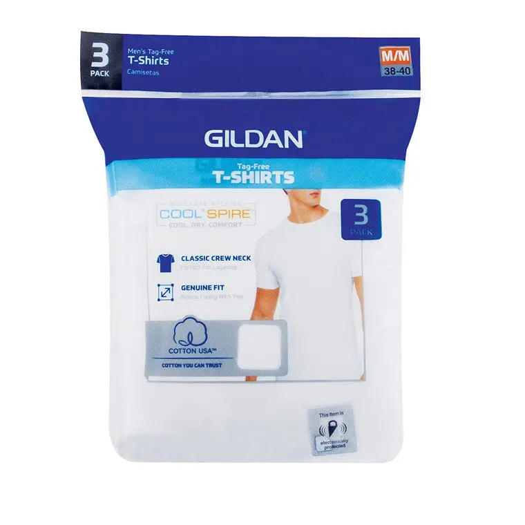 Gildan Premium Crew Neck T-Shirt – 3-Pack, White, Extra Large 1