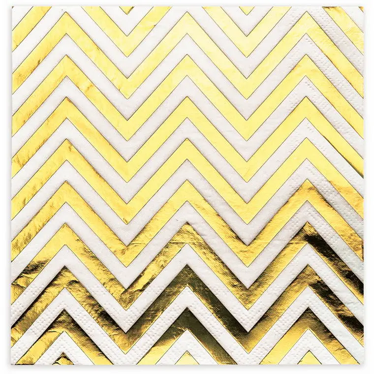 Golden Metallic Napkins – 10-Pack Luxe Disposable Napkins 1