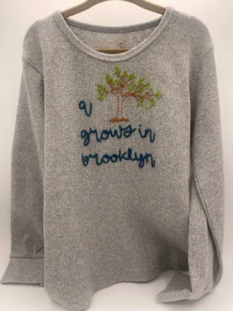 Gray Embroidered Sweatshirt For Children Ages 4–6 Years 1