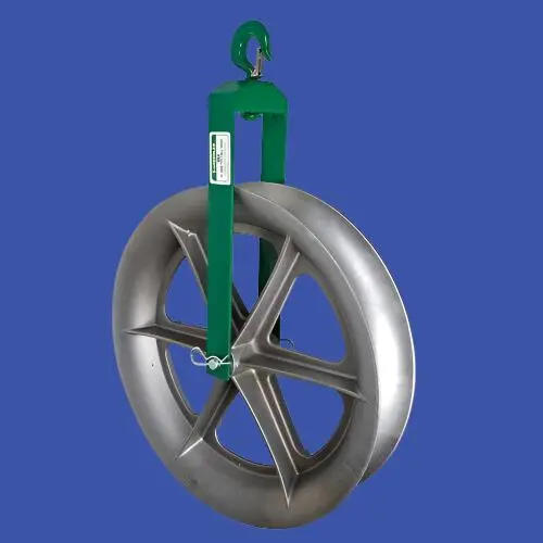 Greenlee 653 Heavy-Duty 24-Inch Sheave – 4000 Lb Load Capacity, Refurbished 1