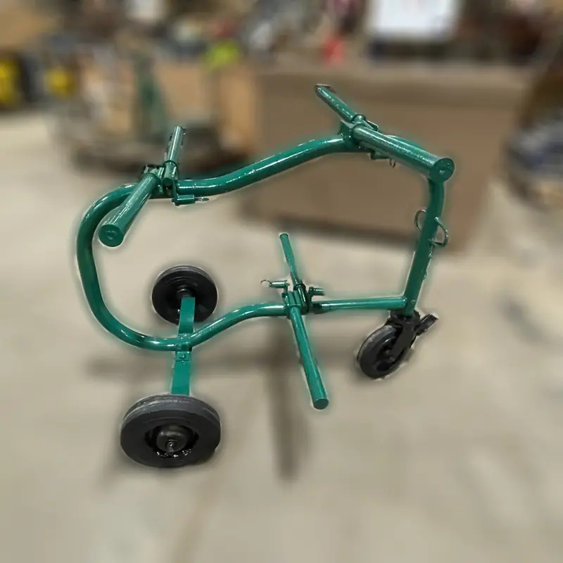 Greenlee 909 Six-Spool Wire Handling Cart – Refurbished Industrial Transporter 1