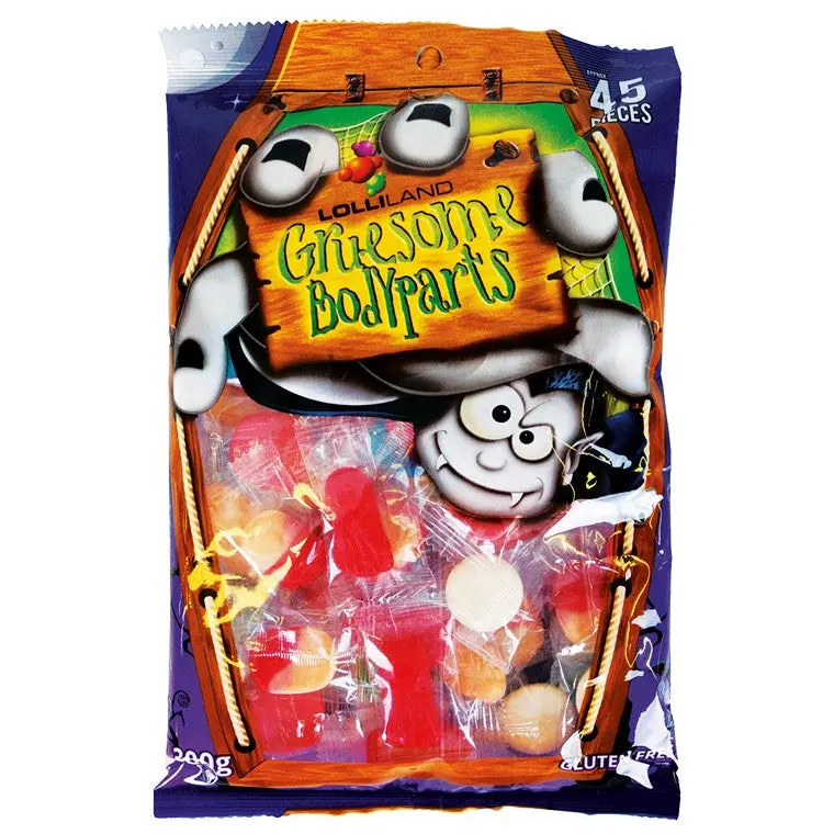 Gummy Body Parts Candy In Coffin Packaging – 300 G 1