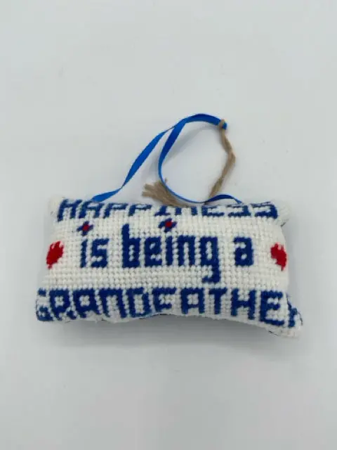 'Happiness Is Being A Grandfather' Decorative Pillow 1