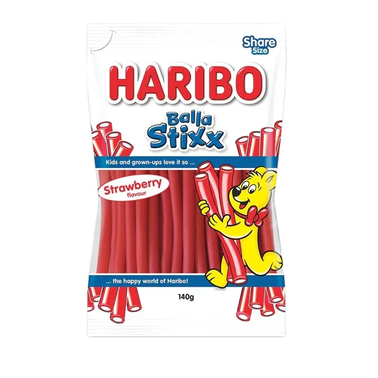 Haribo Balla Stixx Chewy Candy – 140G Assorted Fruit Flavors 1