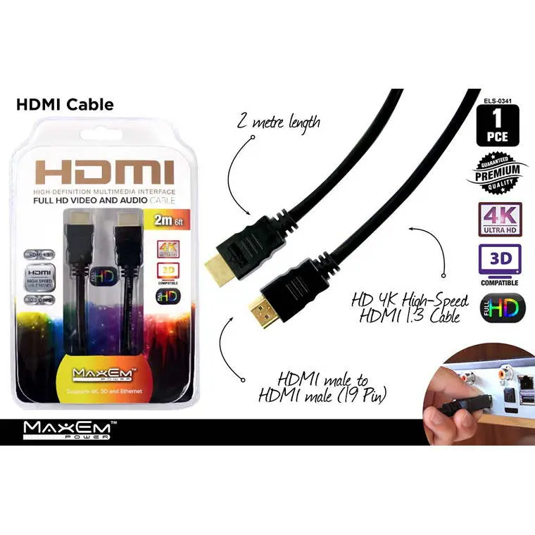 High-Speed Hdmi Cable – 2 Metre, Full Hd Compatible 1