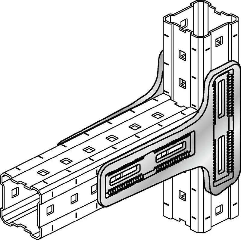 Hilti Mic-90-Lh Hot-Dip Galvanized Steel Girder Connector – Pack Of 2 1