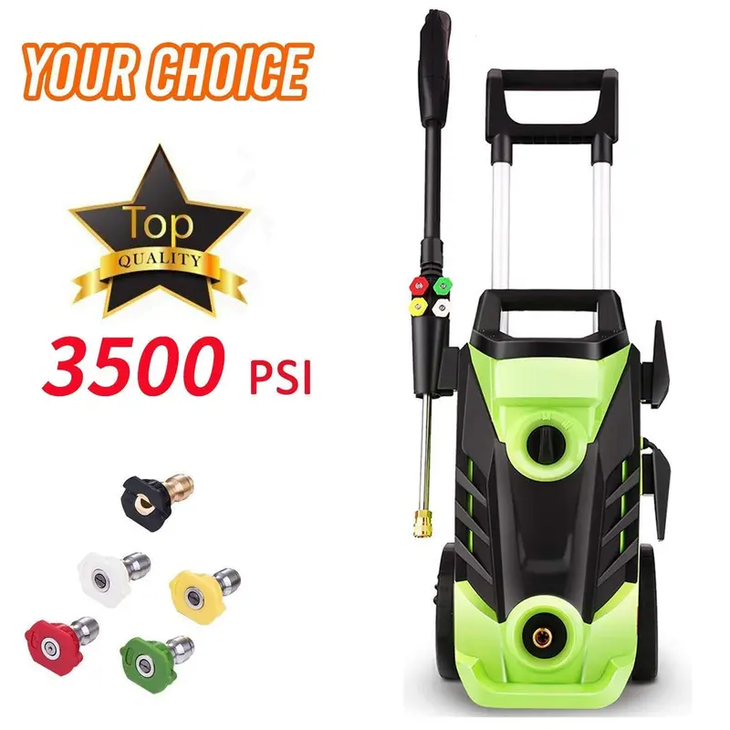 Homdox 3500 Psi 2.6 Gpm Electric Pressure Washer – 1800W Motor With Telescopic Handle 1