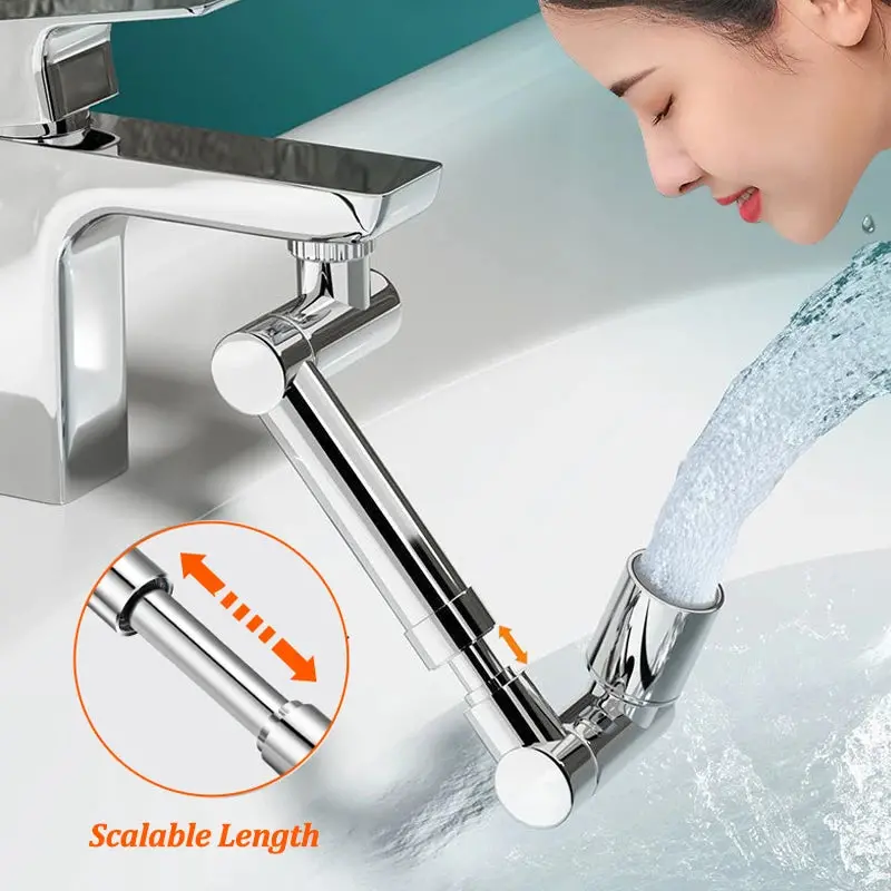 Kitchen Faucet Extender – Flexible Pull-Down Water Director 1