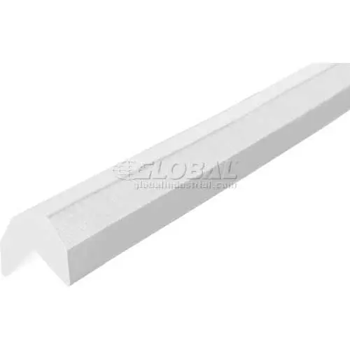 Knuffi Type Aa Corner Bumper Guard – 196-3/4"L × 1-1/2"W × 1-1/2"H, White (60-6810-1) 1
