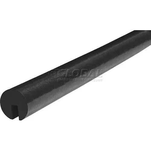 Knuffi Type B Edge Bumper Guard – 196-3/4"L × 1-9/16"W, Solid Black (60-6710-3) 1