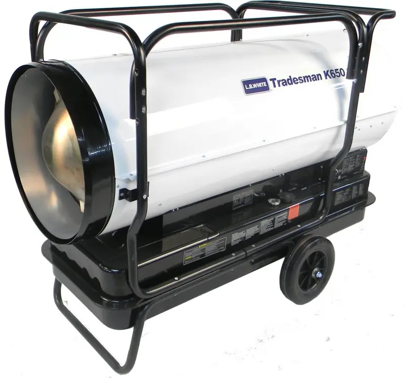 L.B. White K650 Tradesman Kerosene Forced-Air Heater 1