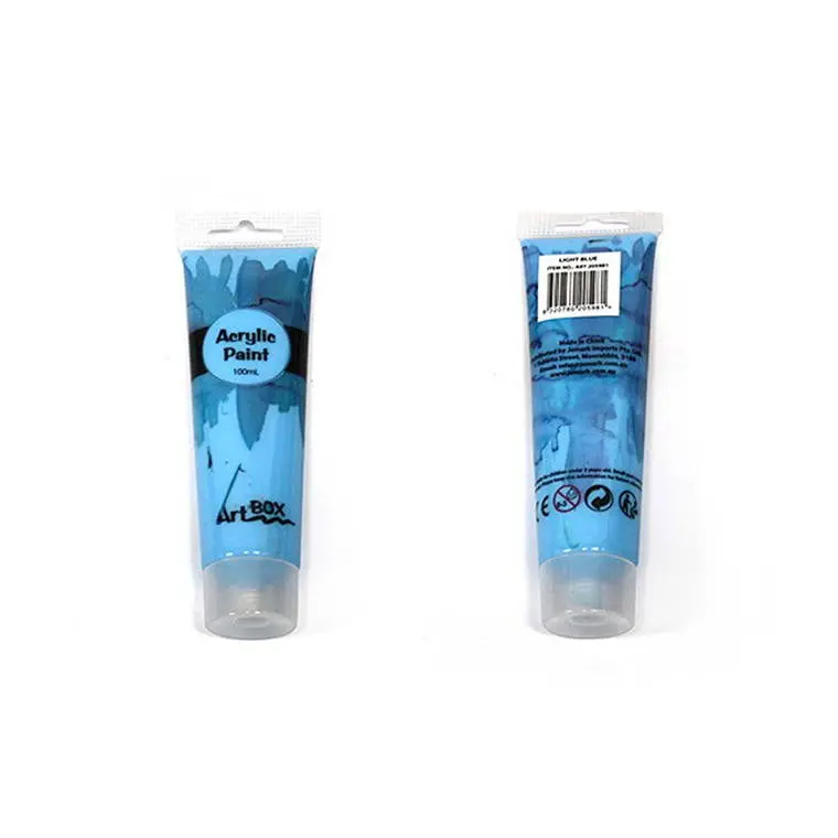 Light Blue Acrylic Paint Tube – Vibrant Artist Quality 1