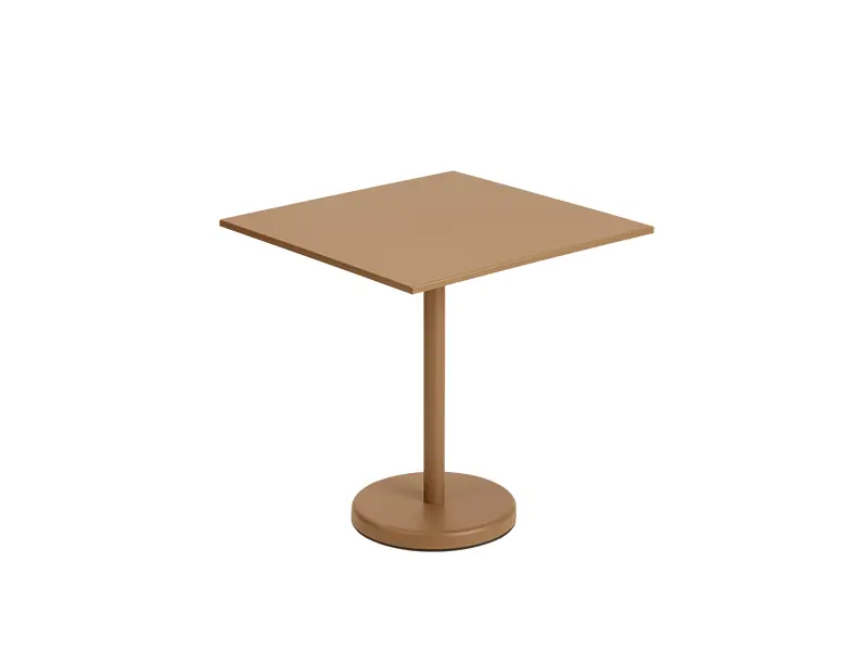 Linear Steel Rectangular Café Table
