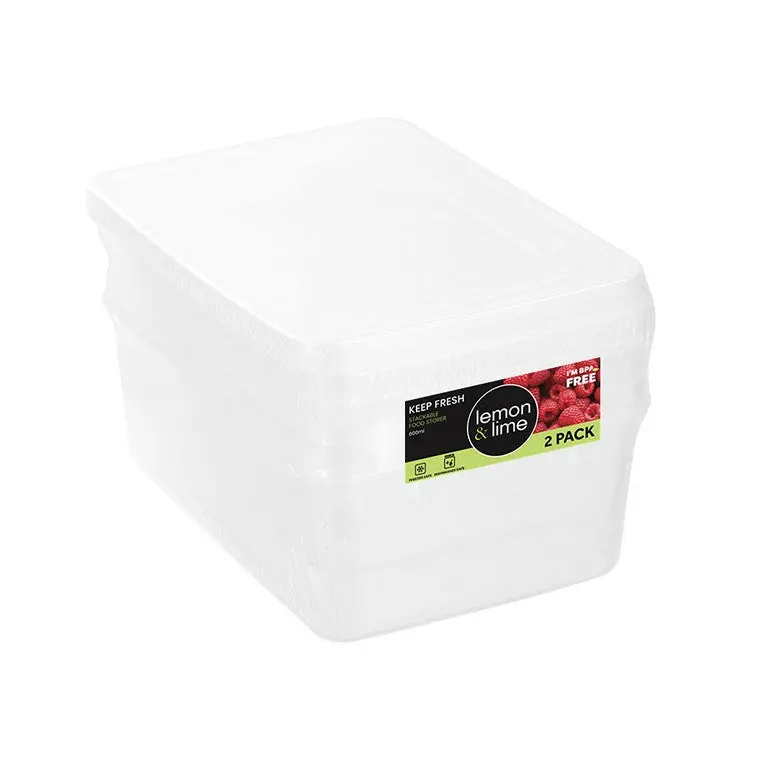 L&L Keep Fresh Airtight Food Storage Containers – 2-Piece Set 1
