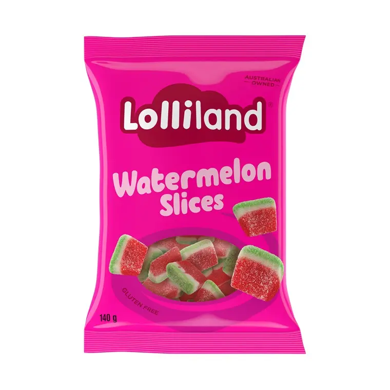 Lolliland Watermelon Slice Candy – 140G Bag 1