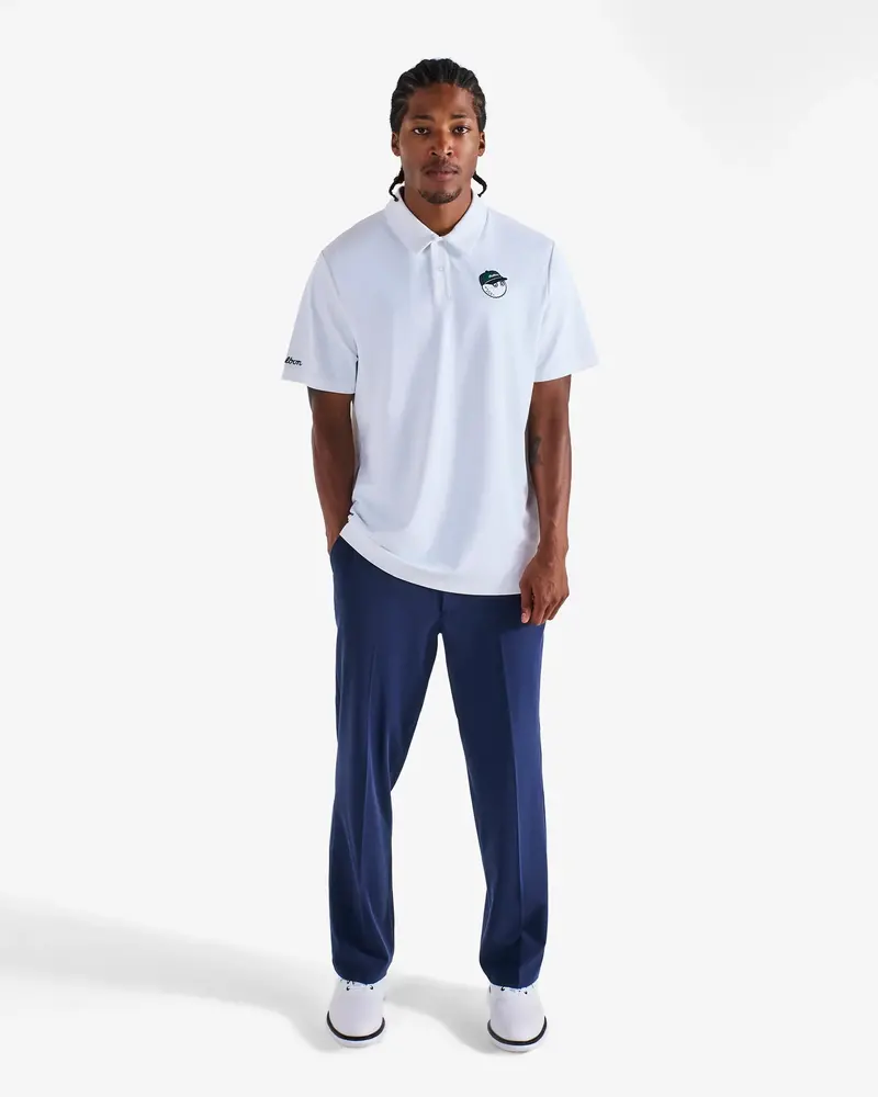 Malbon Fairway Baldwin Polo In Crisp White 1