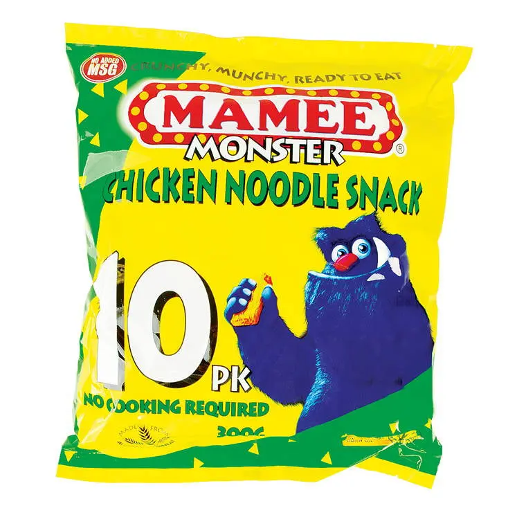 Mamee Chicken Noodle Snacks – 10-Pack Savory Instant Ramen Cups 1