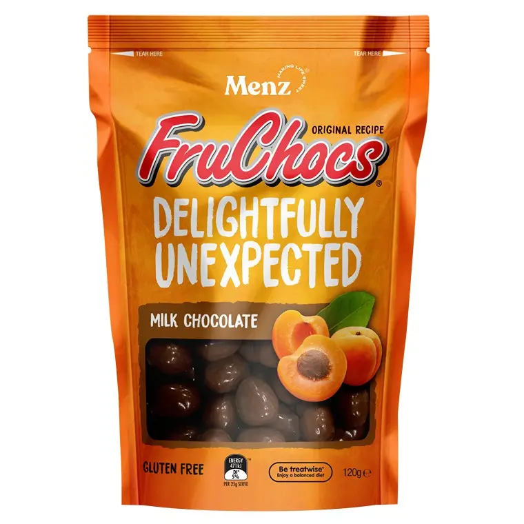 Menz Fruchocs – Fruit-Flavoured Chocolate-Covered Chews (120G) 1