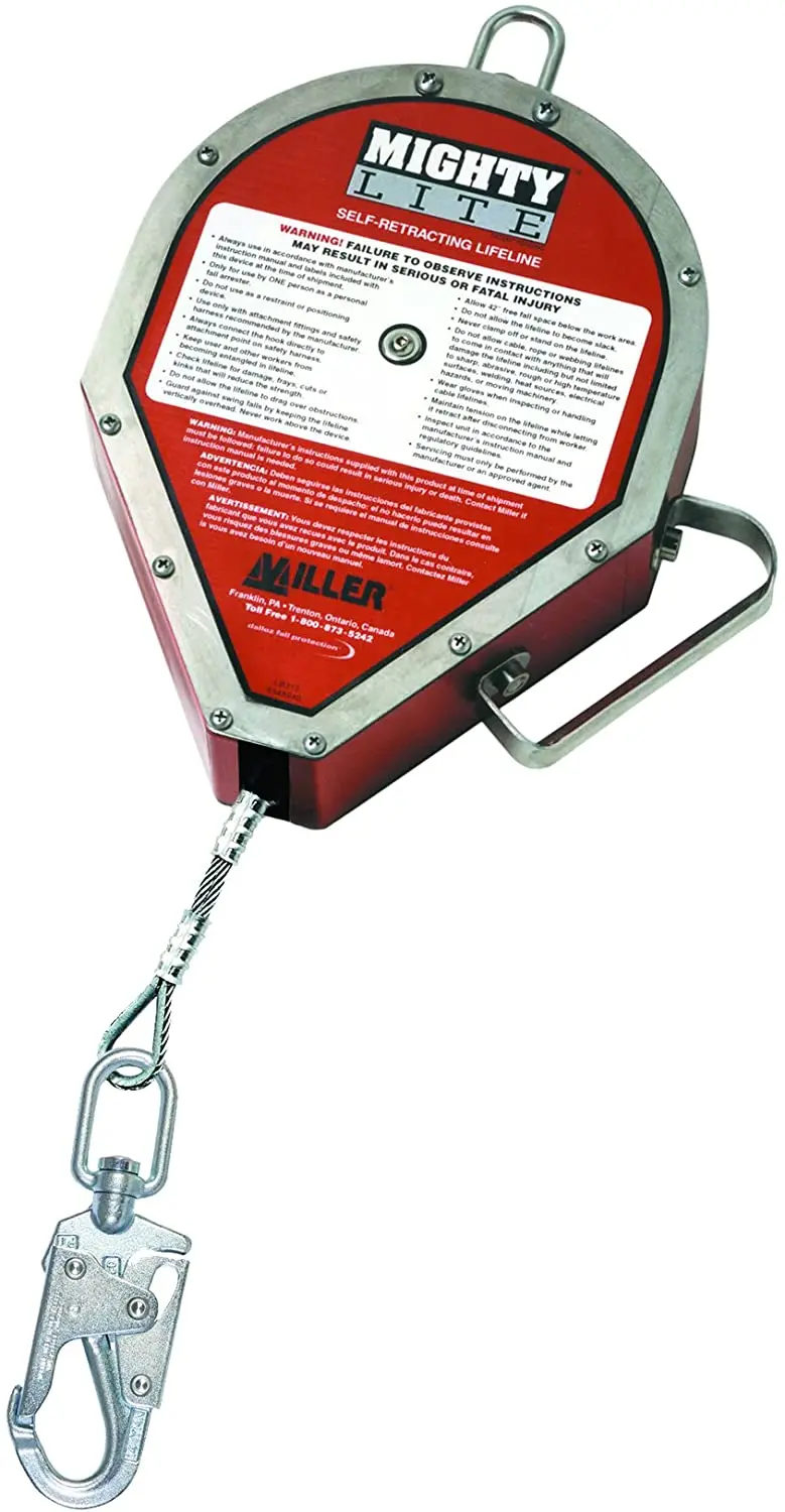 Miller Rl50G-Z7 Mighty Lite 50-Foot Self-Retracting Lifeline — Used 1