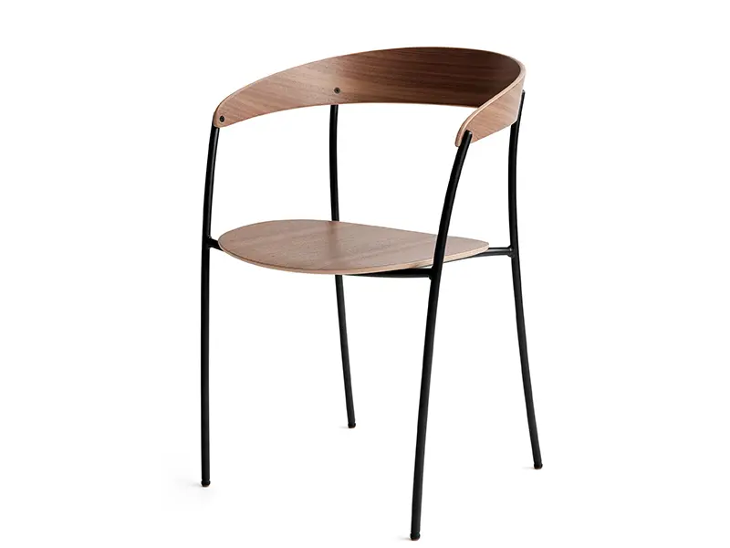 Minimalist Armchair With Clean Lines And No Arms 1