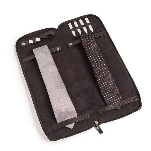 Monaco Travel Tie Case With Adjustable Dividers 1