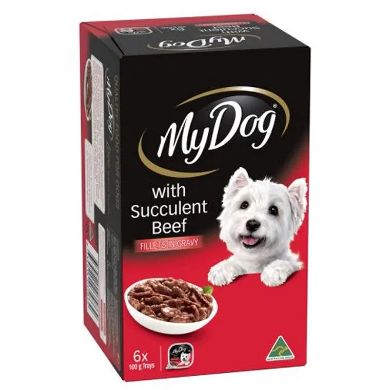 My Dog Succulent Beef Fillet Wet Food In Gravy – 6 X 100G Trays 1