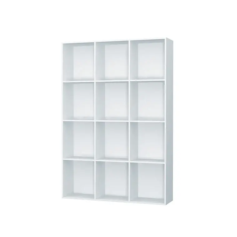 My Home 12-Cube White Bookshelf Unit 1