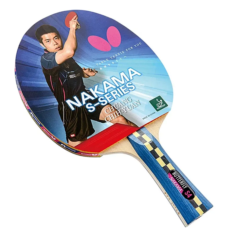 Nakama S-4 Table Tennis Racket – Mid-Range Allround Fl Blade 1