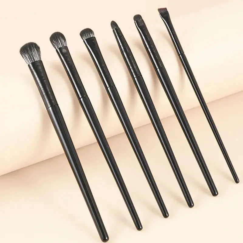 Natural Hair Eye Makeup Brush Collection – Cruelty-Free Eyeshadow & Liner Set 1