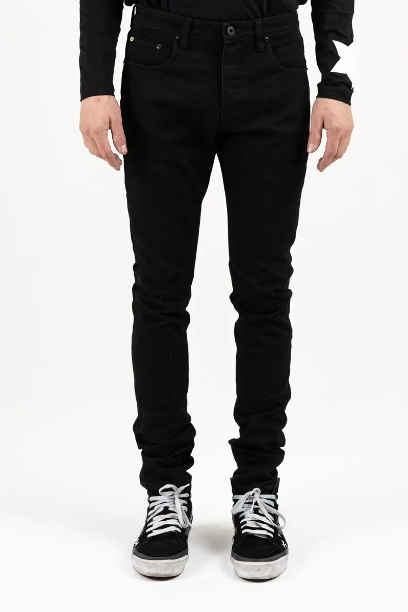 Neon Denim Sid Black Jeans 1