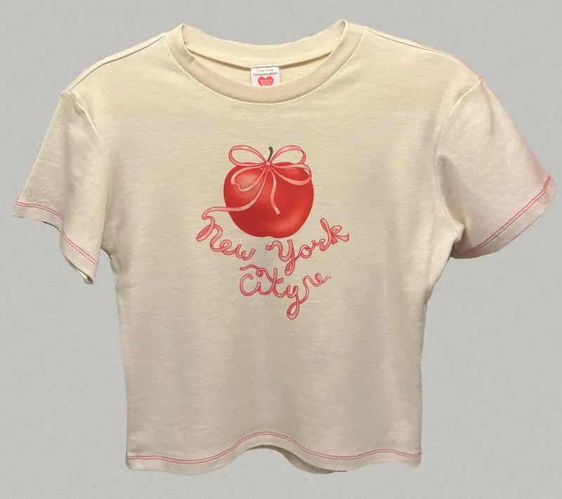 Nyc Apple Logo T-Shirt – Classic White, Size Xl 1