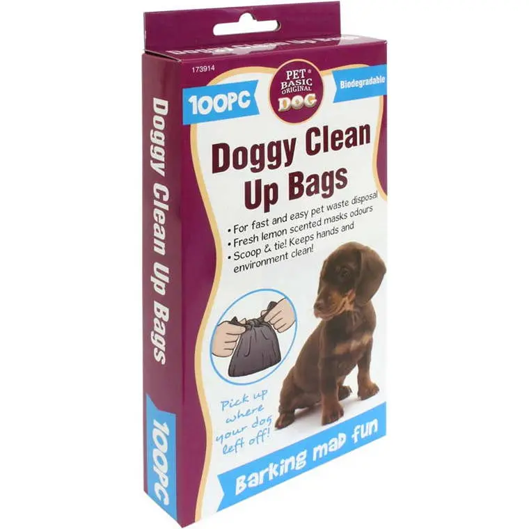 Odor-Resistant Dog Poop Bags – 100 Count 1