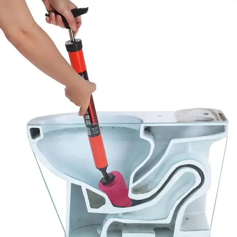One-Push High-Pressure Toilet Plunger For Fast Unclogging 1