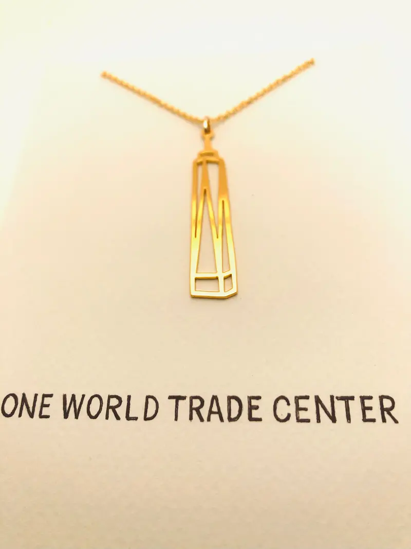 One World Trade Center Minimalist Necklace 1