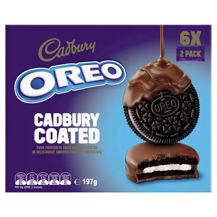 Oreo Cookies Coated In Cadbury Milk Chocolate – 197G Bag 1