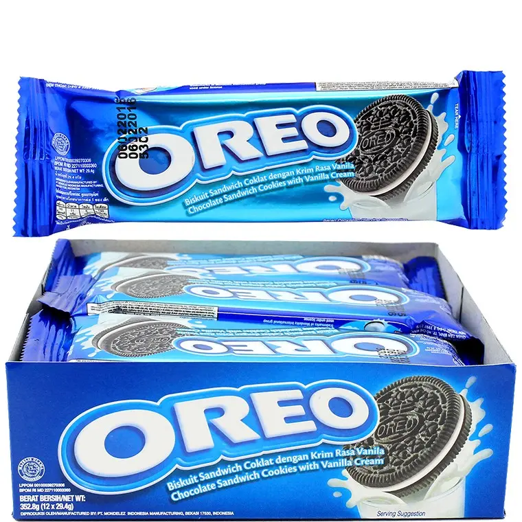 Oreo Vanilla Snack Pack – 12 Individually Wrapped Cookies 1