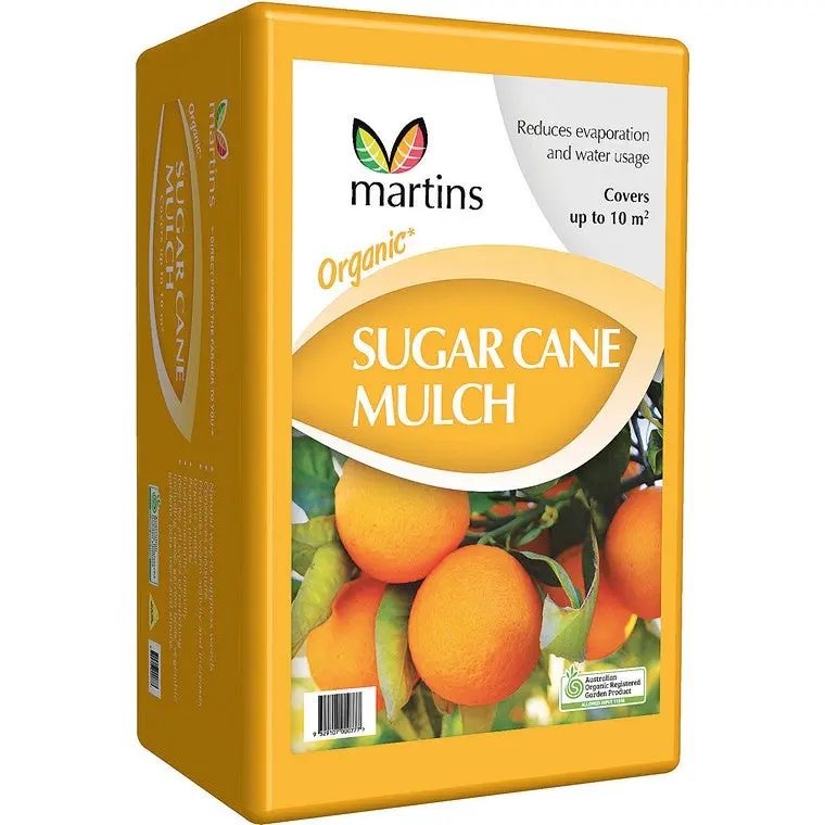 Organic Sugar Cane Mulch – 11Kg Bulk Bag 1