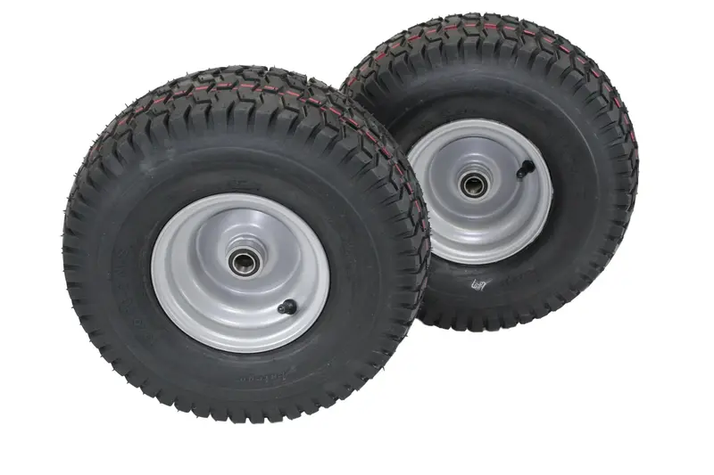 Pair Of 15X6.00-6 Husqvarna/Poulan Replacement Tire-Wheel Assemblies – 0.75" Bearing 1