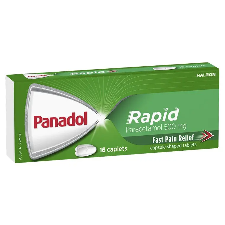 Panadol Rapid Paracetamol Tablets – 500Mg, 16-Tablet Pack 1