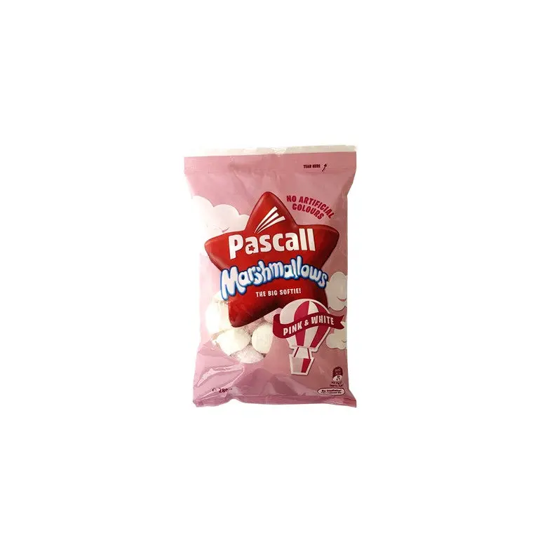 Pascall Vanilla & Raspberry Marshmallows – 280G Bag 1