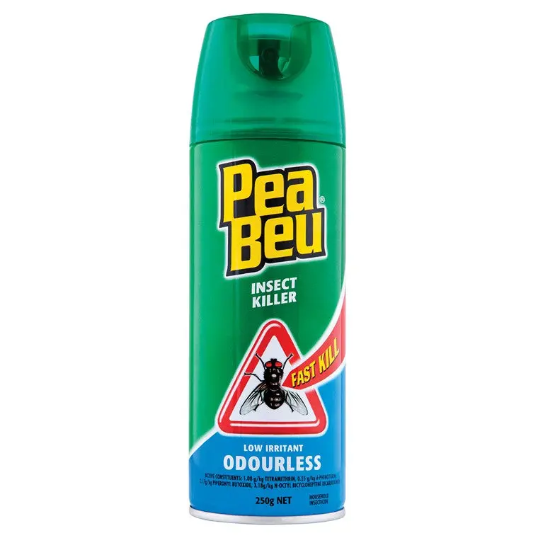 Pea Beu Odour-Free Fly Repellent Spray – 250G Indoor & Outdoor Formula 1