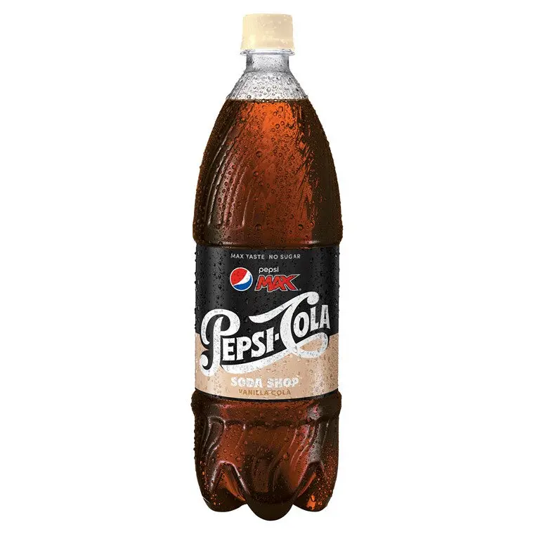 Pepsi Max Vanilla Sugar-Free Soda Drink, 1.25L Bottle 1