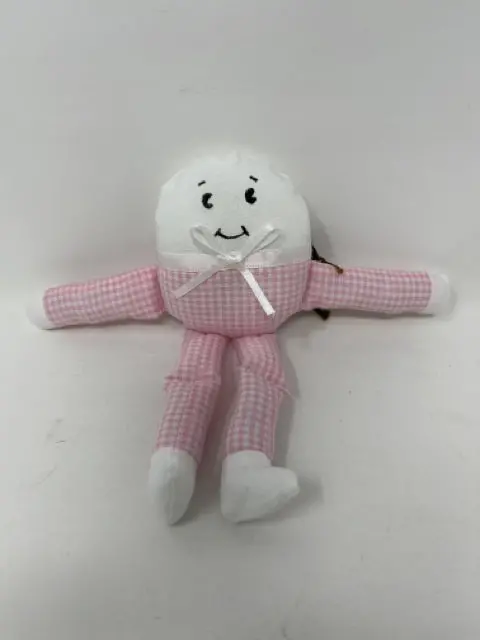 Pink Gingham Humpty Dumpty Cloth Doll 1