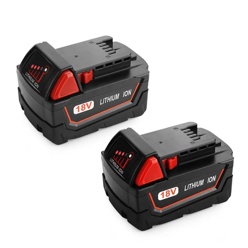 Powilling 2-Pack 5.0Ah 18V Xc Replacement Batteries For Milwaukee Tools (Compatible With 48-11-18Xx Series) 1