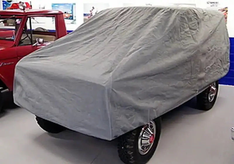 Rampage 4-Layer Custom Vehicle Cover – Includes Security Cable, Lock, And Storage Bag 1