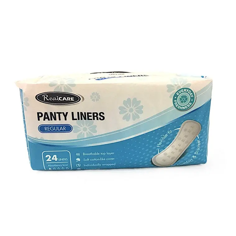 Real Care Regular Absorbency Panty Liners (24 Count) 1