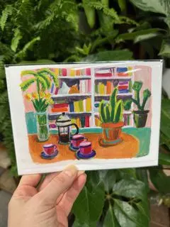 Relaxed Saturday Afternoon Greeting Card 1