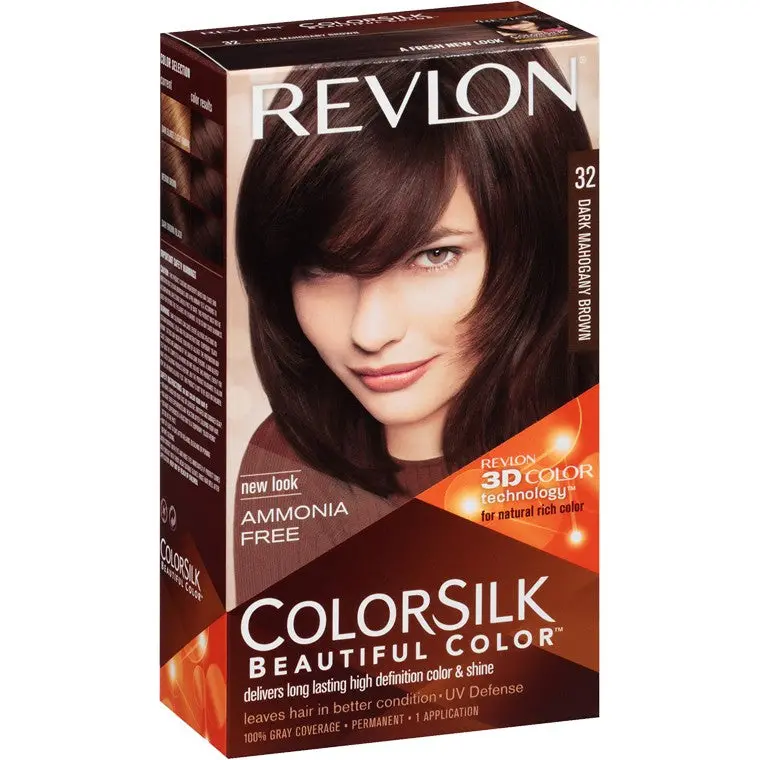 Revlon Colorsilk Hair Dye – Mahogany Brown 1