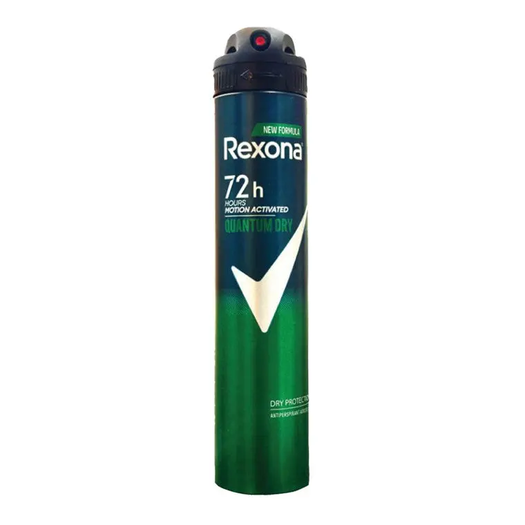 Rexona Men’S Quantum Dry Antiperspirant Spray – 200Ml 1