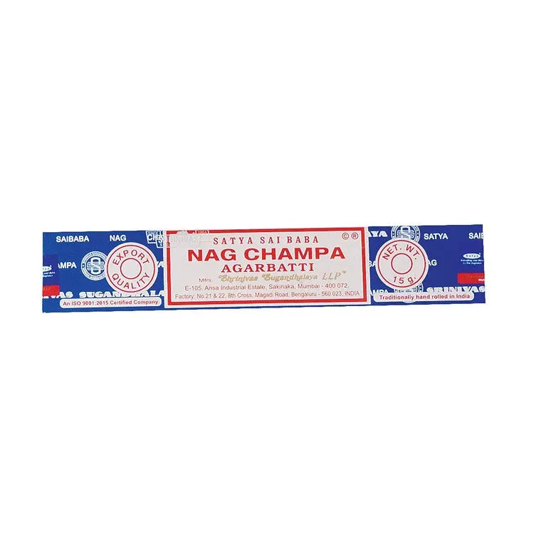 Satya Nag Champa Incense – 15G Classic Indian Temple Fragrance 1